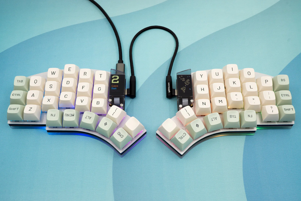 split mechanical keyboard